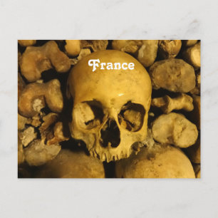 Catacombs in France Postcard