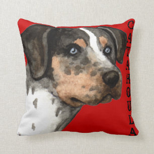 Catahoula Colour Block Throw Pillow