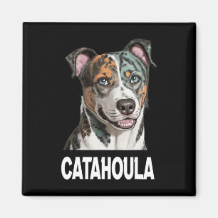 Catahoula Leopard Dog Art Pet Lovers For Men Women Magnet