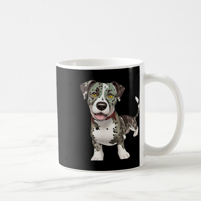 Catahoula Leopard Dog Dog Breed Graphic  Coffee Mug (Right)