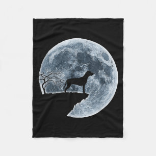 Catahoula Leopard Dog Halloween Costume Fleece Blanket
