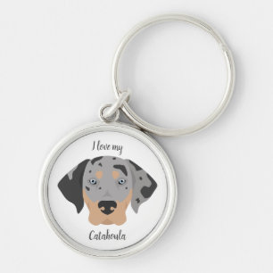 Catahoula Leopard dog Keychain