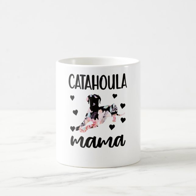 Catahoula Leopard Dog Mama Dog Lover Catahoula Mom Coffee Mug (Center)