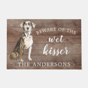 Catahoula Leopard Dog Personalized Door Mat