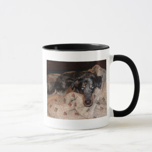 Catahoula Leopard Dog Snoozing Mug