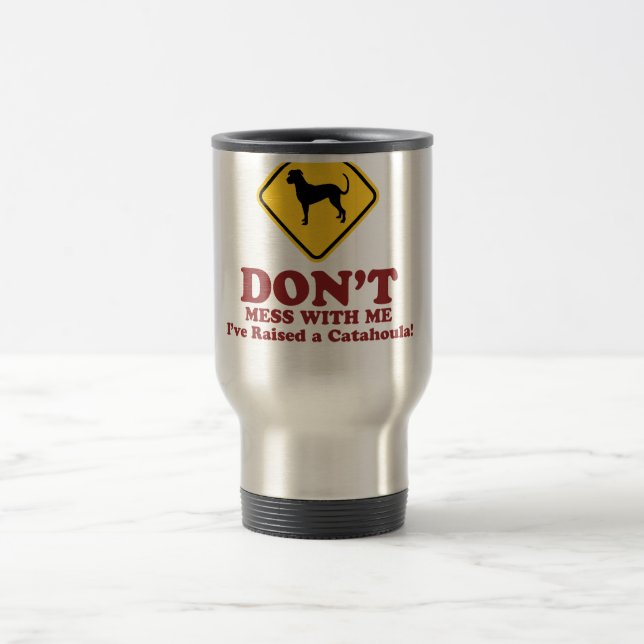 Catahoula Leopard Dog Travel Mug (Center)