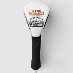 Catahoula Leopard Dog Vintage Time Shirt Design_1 Golf Head Cover