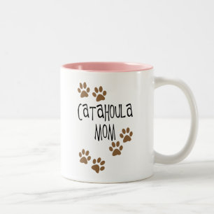 Catahoula Mom Two-Tone Coffee Mug