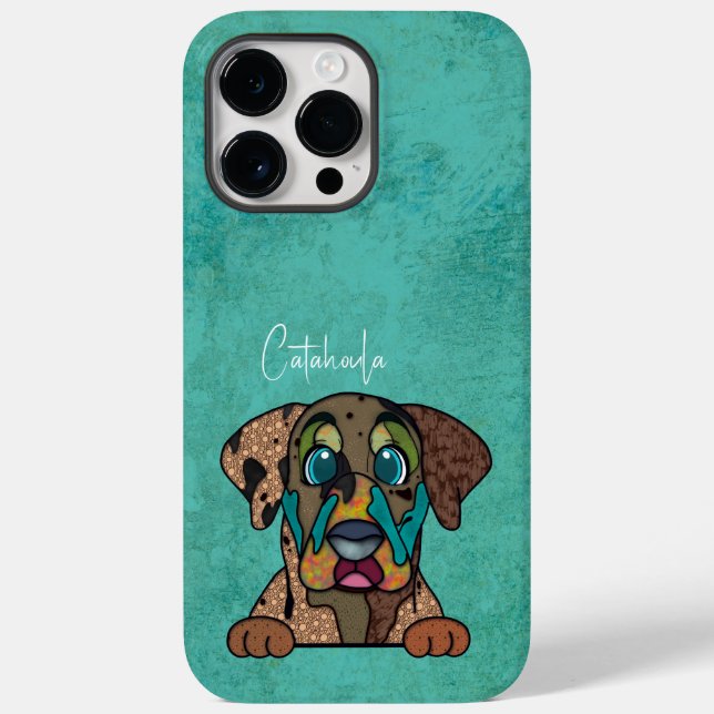 Catahoula Ugly Face Case-Mate iPhone Case (Back)