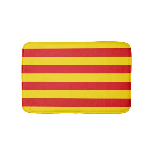 Catalan Flag Bath Mat (Front)