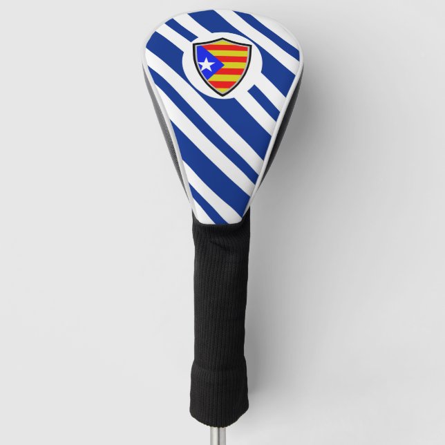 Catalan flag golf head cover (Front)