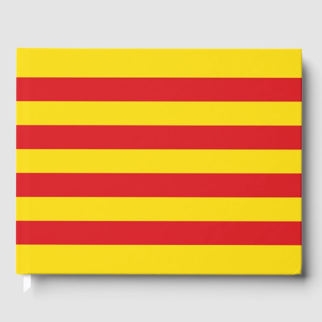 Catalan Flag Guest Book (Front)