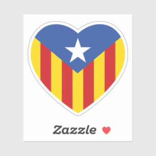 Catalan Flag Heart