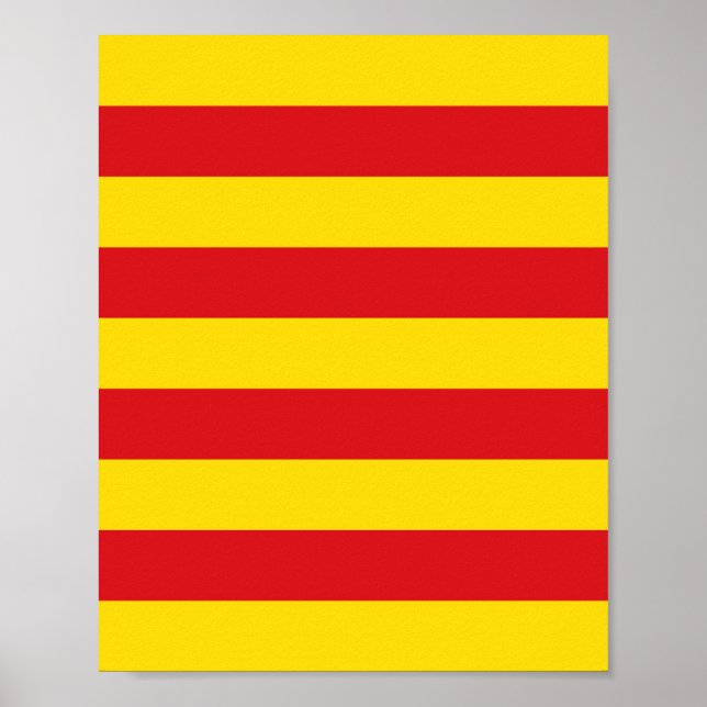 Catalan Flag Poster (Front)
