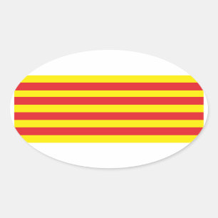 Catalan flag sticker "Serenya"