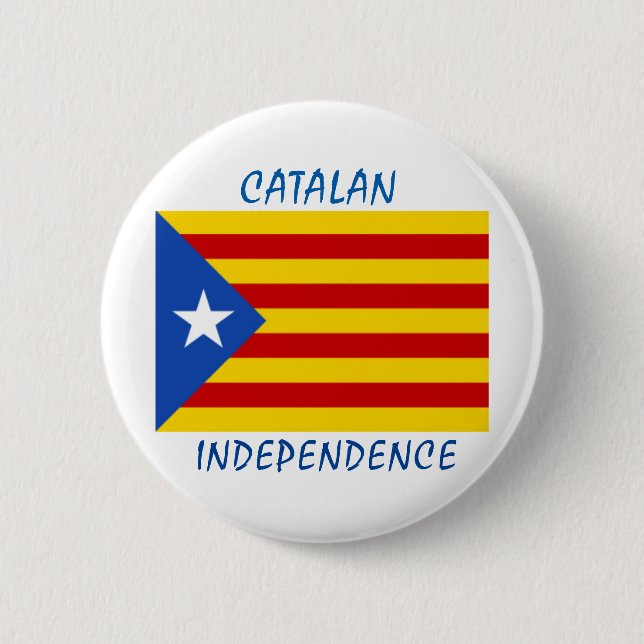 Catalan Independence 2 Inch Round Button (Front)