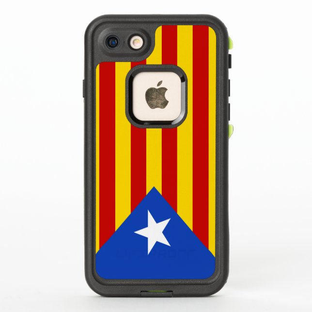 Catalan Independence Flag for Catalonia in Spain LifeProof iPhone Case (Back)