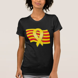Catalan ribbon and flag T-Shirt