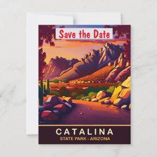 Catalina, Arizona, Travel Postcard,  Save The Date