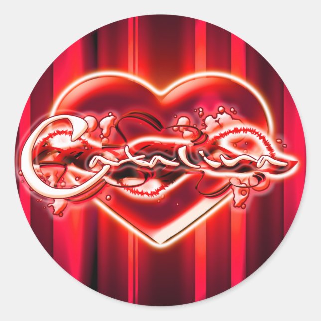 Catalina Classic Round Sticker (Front)