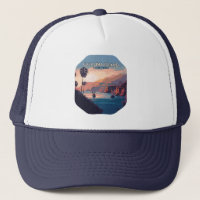 Catalina Island California Boats Sunset Retro