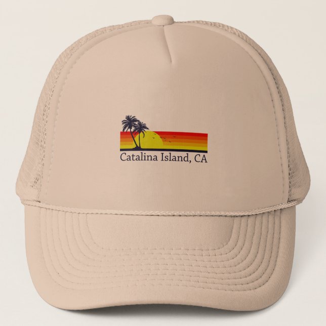 Catalina Island California Trucker Hat (Front)