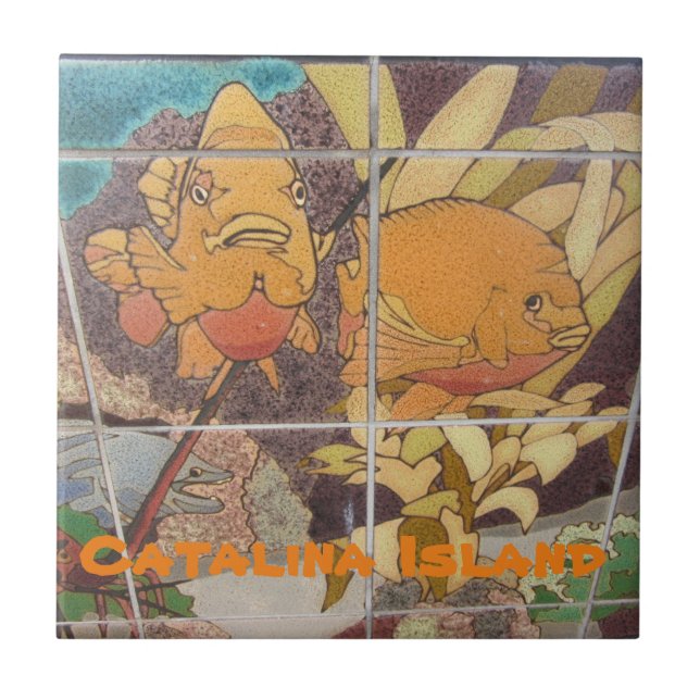 CATALINA ISLAND CERAMIC TILE (Front)