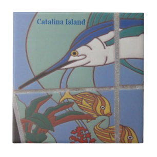 CATALINA ISLAND CERAMIC TILE CATALINA MARLIN