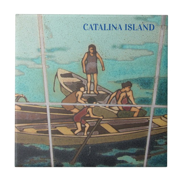CATALINA ISLAND CERAMIC TILE ISLAND LIFE (Front)