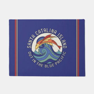 Catalina Island Flying Fish Door Mat