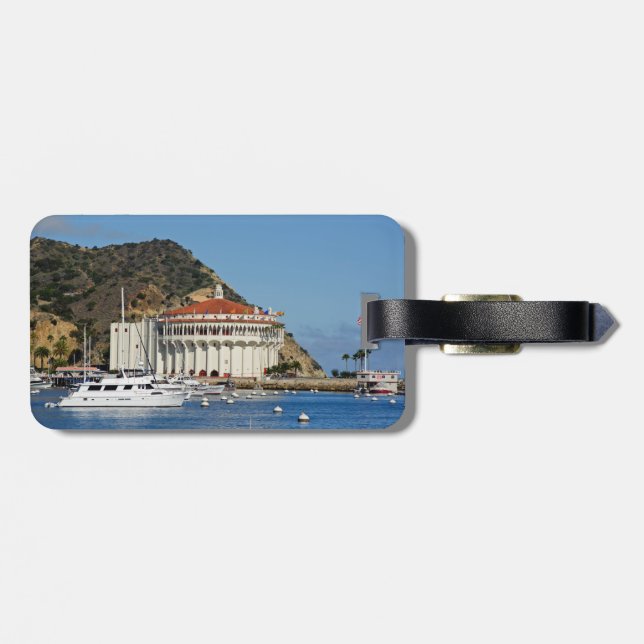 Catalina Island Luggage Tag (Back Horizontal)