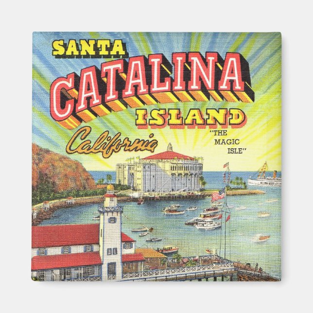 Catalina Island magnet (Front)