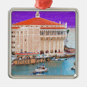 Catalina Island Metal Ornament