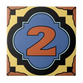 Catalina Island Number Address Tile 2