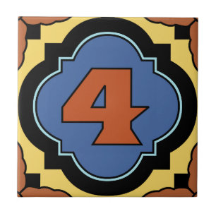 Catalina Island Number Address Tile 4