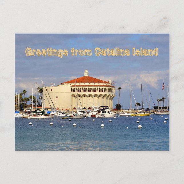 Catalina Island Postcard (Front)