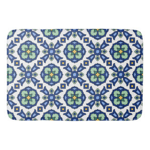 Catalina Island Tile Design Bath Mat