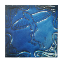 Catalina Island Tile Flying Fish by K&J.Titchenal