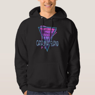 Catalina Island Vacation Vaporwave Aesthetic Hoodie