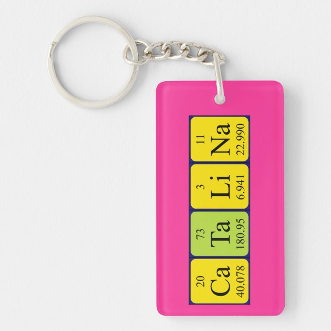 Catalina periodic table name keyring (Front)