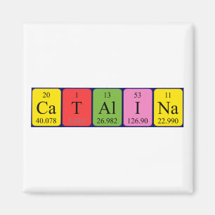 Catalina periodic table name magnet