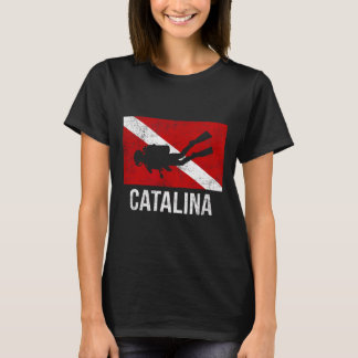 Catalina Scuba Diving Diver Dive Flag Gift T-Shirt