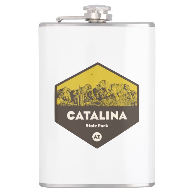 Catalina State Park, Arizona Hip Flask (Front)