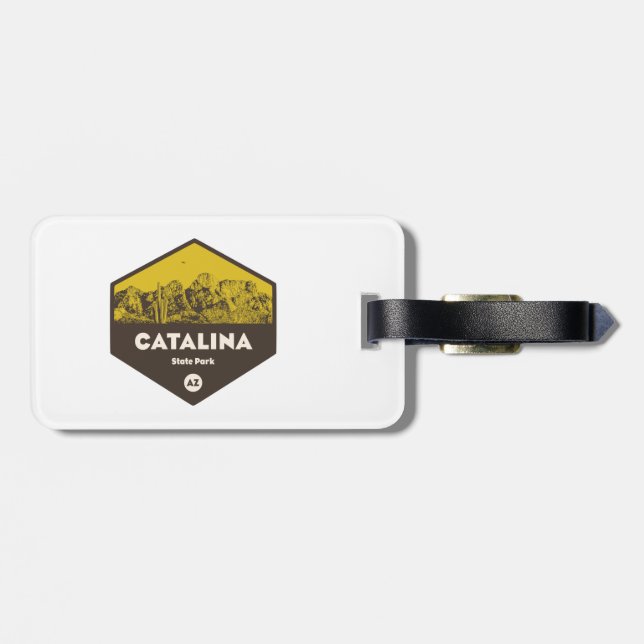 Catalina State Park, Arizona Luggage Tag (Back Horizontal)