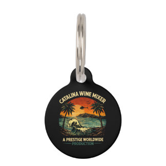 Catalina Wine Mixer Pet Tag