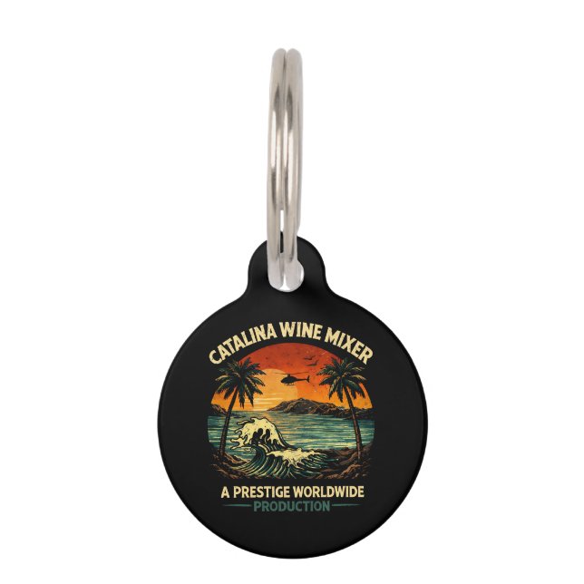 Catalina Wine Mixer Pet Tag (Front)