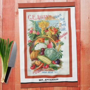 Catalogue de semences vintage Serviette de cuisine