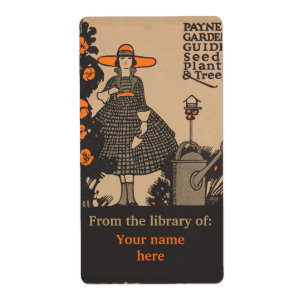 catalogue vintage jardin et bibliothèque