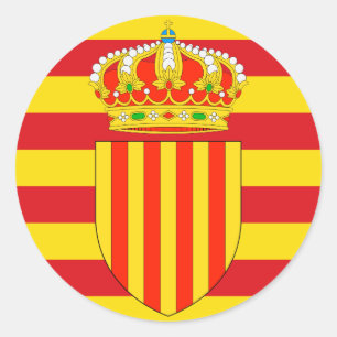 Catalonia Classic Round Sticker