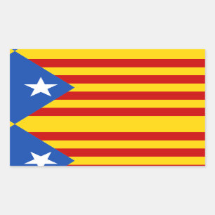 Catalonia Estrellada Flag Sticker
